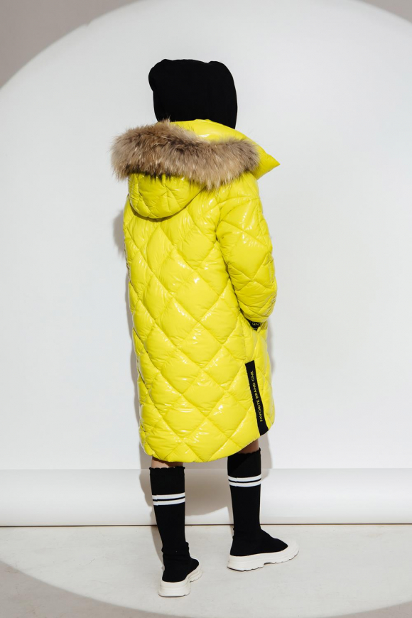 Пальто для девочки GnK ЗС-919 фото